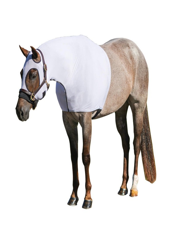 UltraFlex Horse Sleazy Slickers | Horse Protection Slinky | Dirt & Dust Defense | Full Zip Hood (Stretchy Mesh) | Size Large (76-80) - Image 1